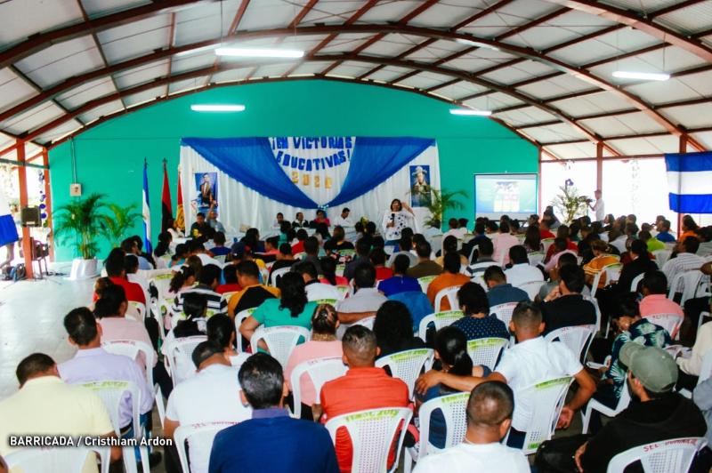 el19digital's tweet photo. #NicaraguaTrabajoyPaz

Este martes se realizó en el departamento de Nueva Segovia la presentación del Plan 2020 del Mined, la compañera Ministra Miriam Ráudez dio a conocer las directrices que se estarán desarrollando este año. https://t.co/j1ibmpT0yR