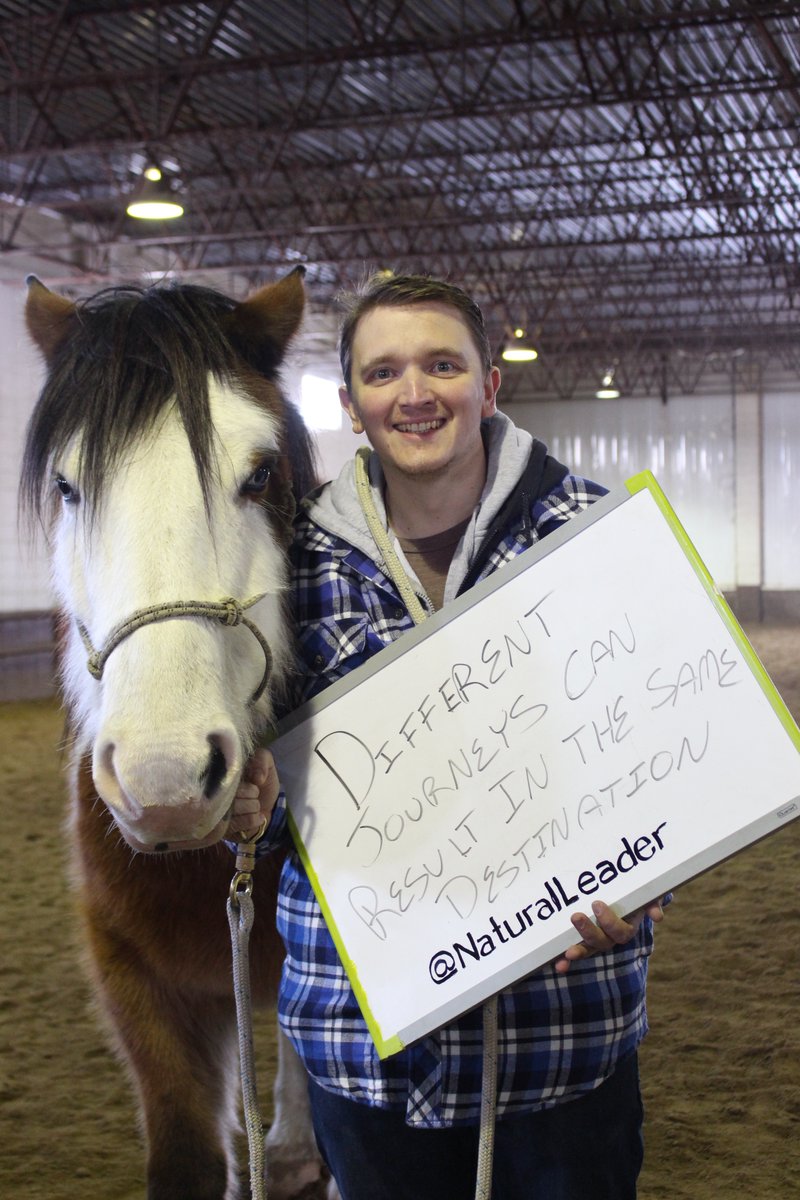 NaturalLeader's tweet image. #Leadership learning no matter the weather! "Different journeys can result in the same destination." #heated #indoors #powerful #learning