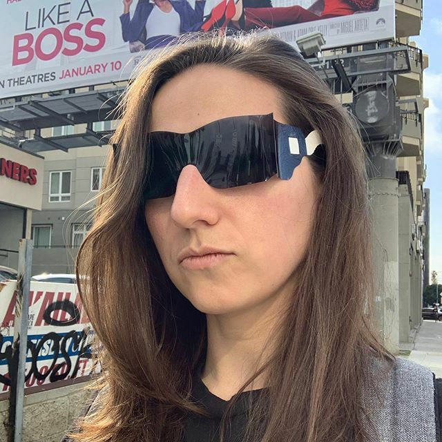 TeamDonsay's tweet photo. Rockin’ those post-eye-doctor-visit dilation shades LIKE A BOSS. #likeaboss https://t.co/DN4IZxz9Xw