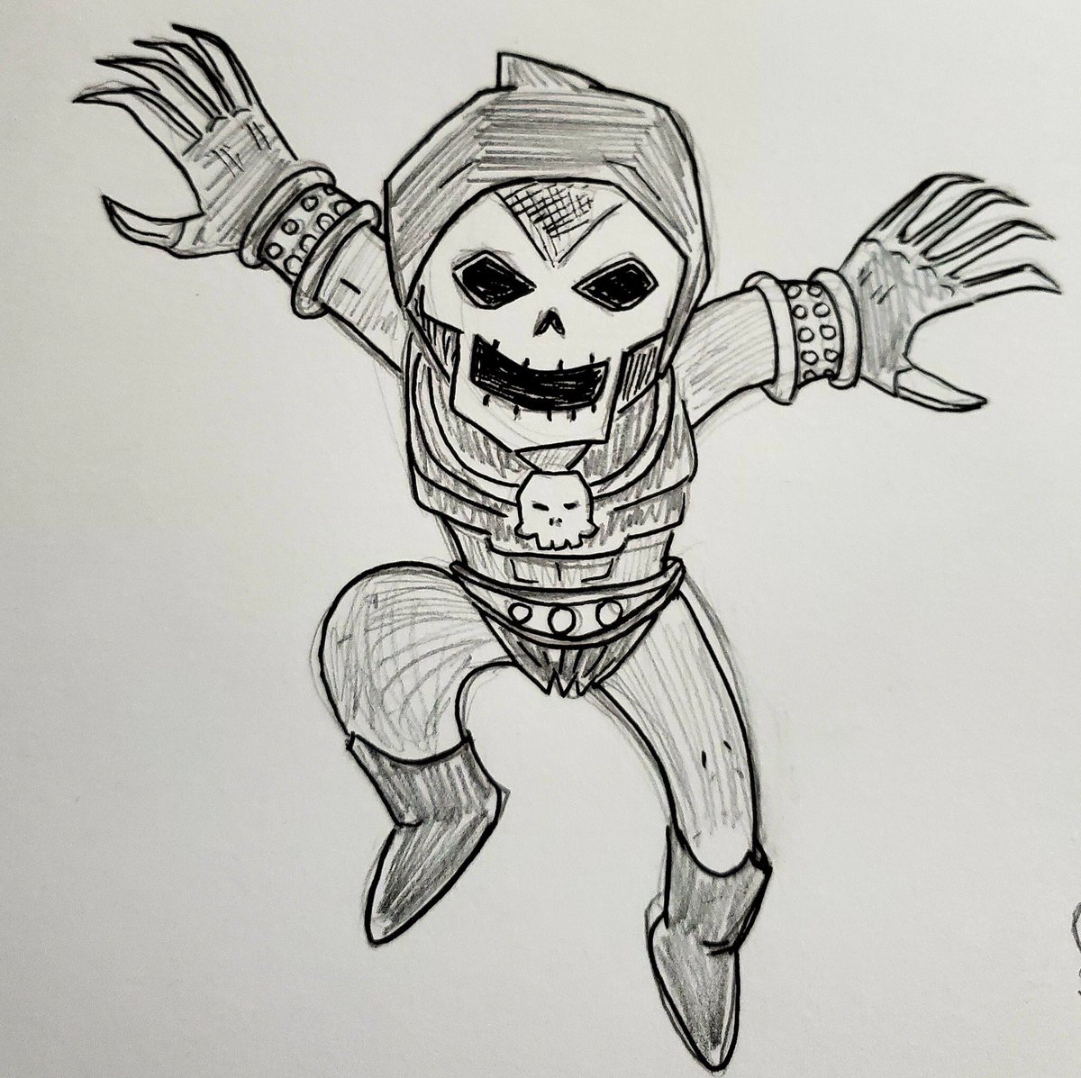 MOTUdrawing's tweet photo. 💥Terror Claws Skeletor
#motudrawingchallengeterrorclawsskeletor #motudrawingchallenge #terrorclaws #terrorclaws #terrorclawsskeletor #motu #mastersoftheuniverse https://t.co/GAP9W0s4Yk