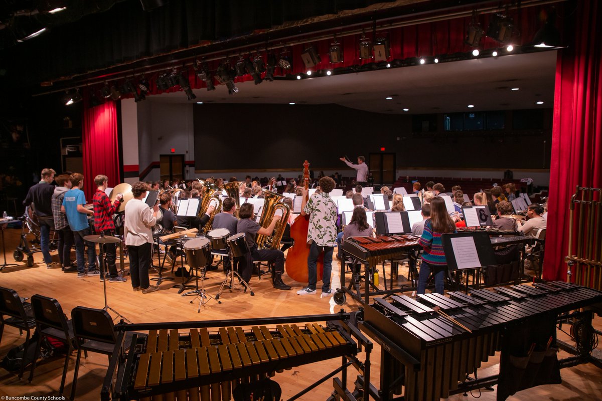 BuncombeSchools's tweet photo. Tonight @ 6:30pm, BCS proudly presents this year's All-County Band Concert! Come support the arts and enjoy the work of talented middle and high school student-musicians at North Buncombe High's James T. DeBruhl Auditorium!
#WeAreBCS #BCS #BCSadvantagE #BCSarts #Weaverville #AVL https://t.co/XAZgCOLd00