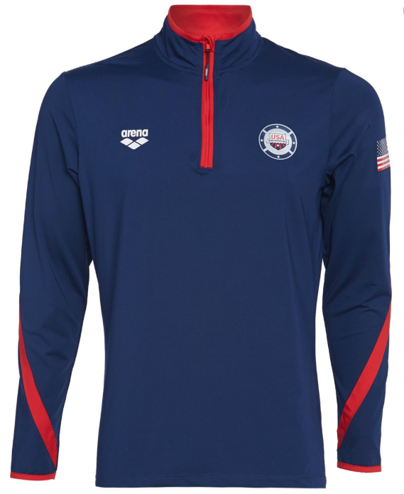 USASwimming's tweet photo. #NewYearNewGear: Who wants this @arenaUSA USA Swimming National Team zip up? 🙌😍 RT to win. 

Rules: https://t.co/r2xEsz7EZn
Shop: https://t.co/2SrNccfpk7 https://t.co/0T6gIw93Qv
