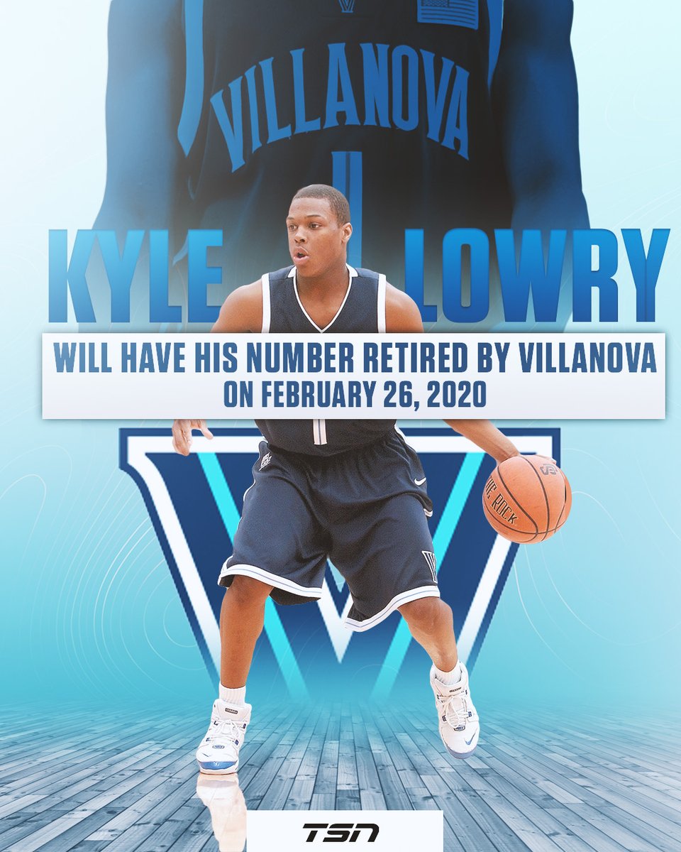 TSN_Sports's tweet photo. .@Klow7 will watch Villanova hoist his #1 jersey. 🙌 https://t.co/ZWNYuovaDc