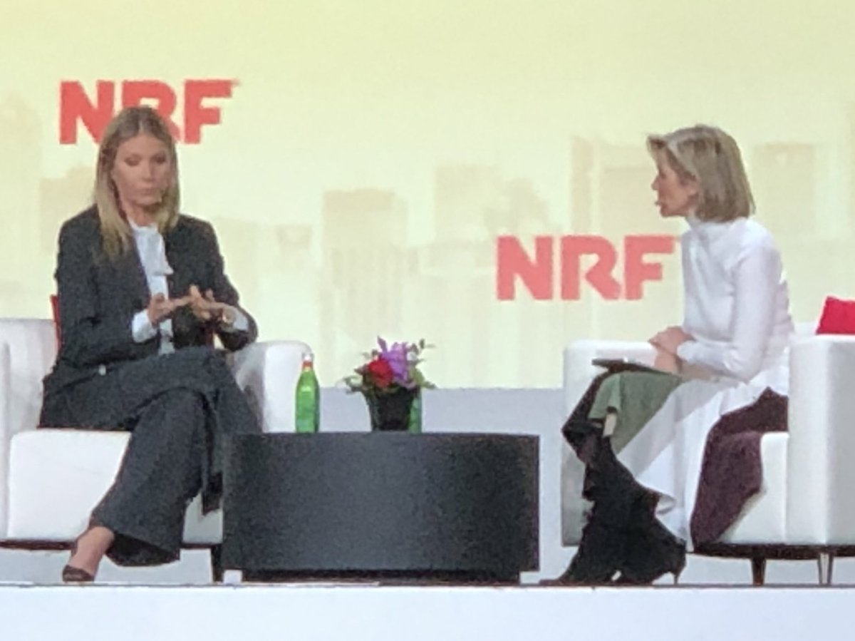Quality communication where people feel heard and valued is the key to culture <a href="/goop/">goop</a> CEO Gwenyth Paltrow #nrf2020
