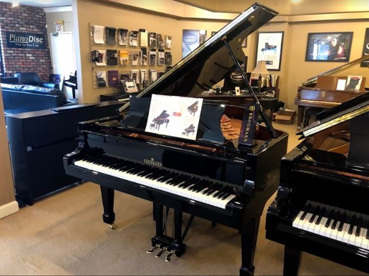 We are happy to announce new Brodmann Pianos here in our showroom. Elegant German designed Uprights and Grands with warm, rich tones. Stop by and play one!
