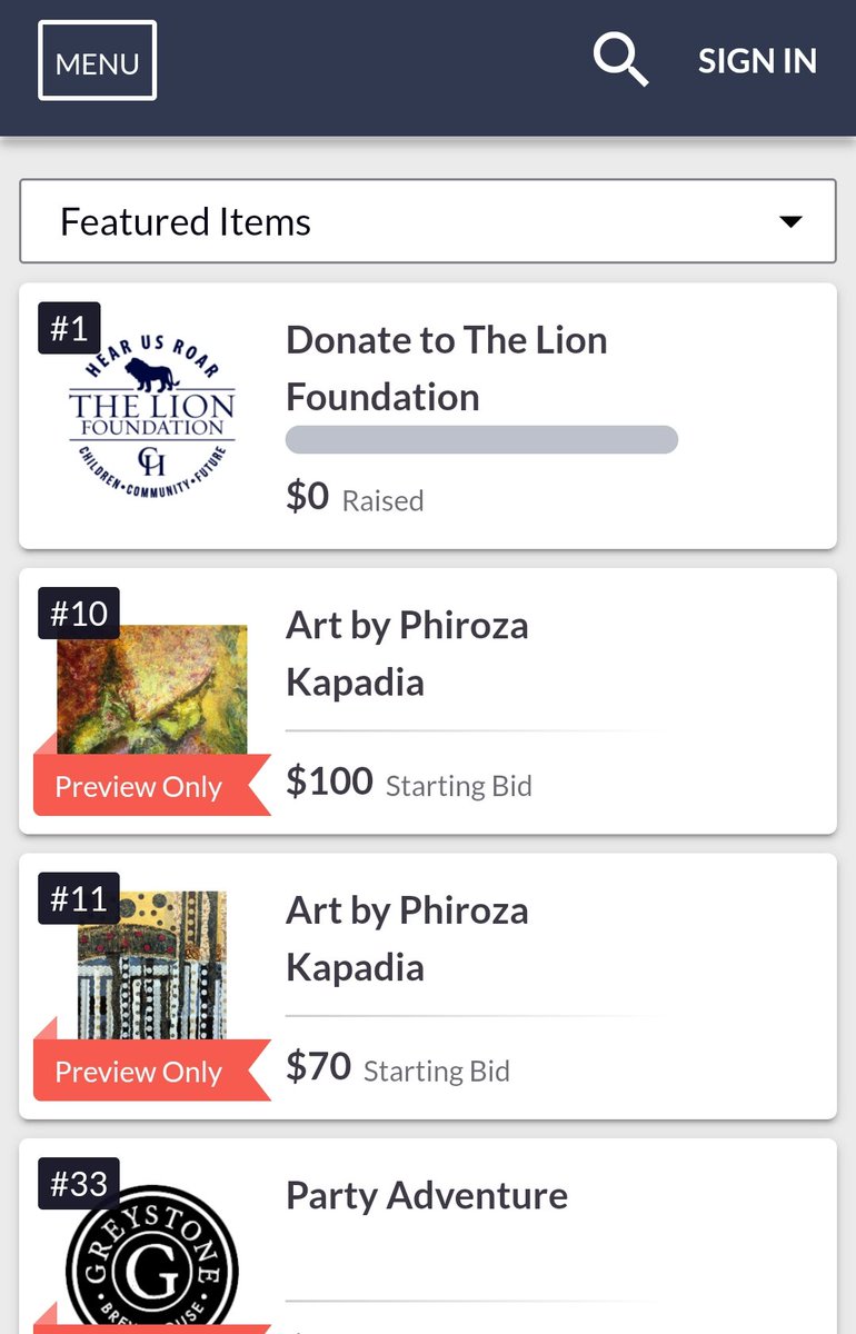 lionfoundation's tweet photo. We invite you to join us Feb. 1st for our annual Winter Celebration benefitting @CampHillSD. Until then, make sure to preview our many fantastic auction items! https://t.co/Dwph1lN6eQ https://t.co/59MOT5gnLh