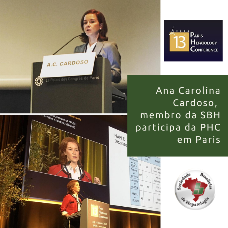 A SBH esteve presente no 13th Paris Hepatology Conference, que terminou hoje em Paris.
Ana Carolina Cardoso, membro da SBH, representou a sociedade ministrando 2 apresentações durante o evento.

#SBH #SBHpeloMundo #ParisHepatology