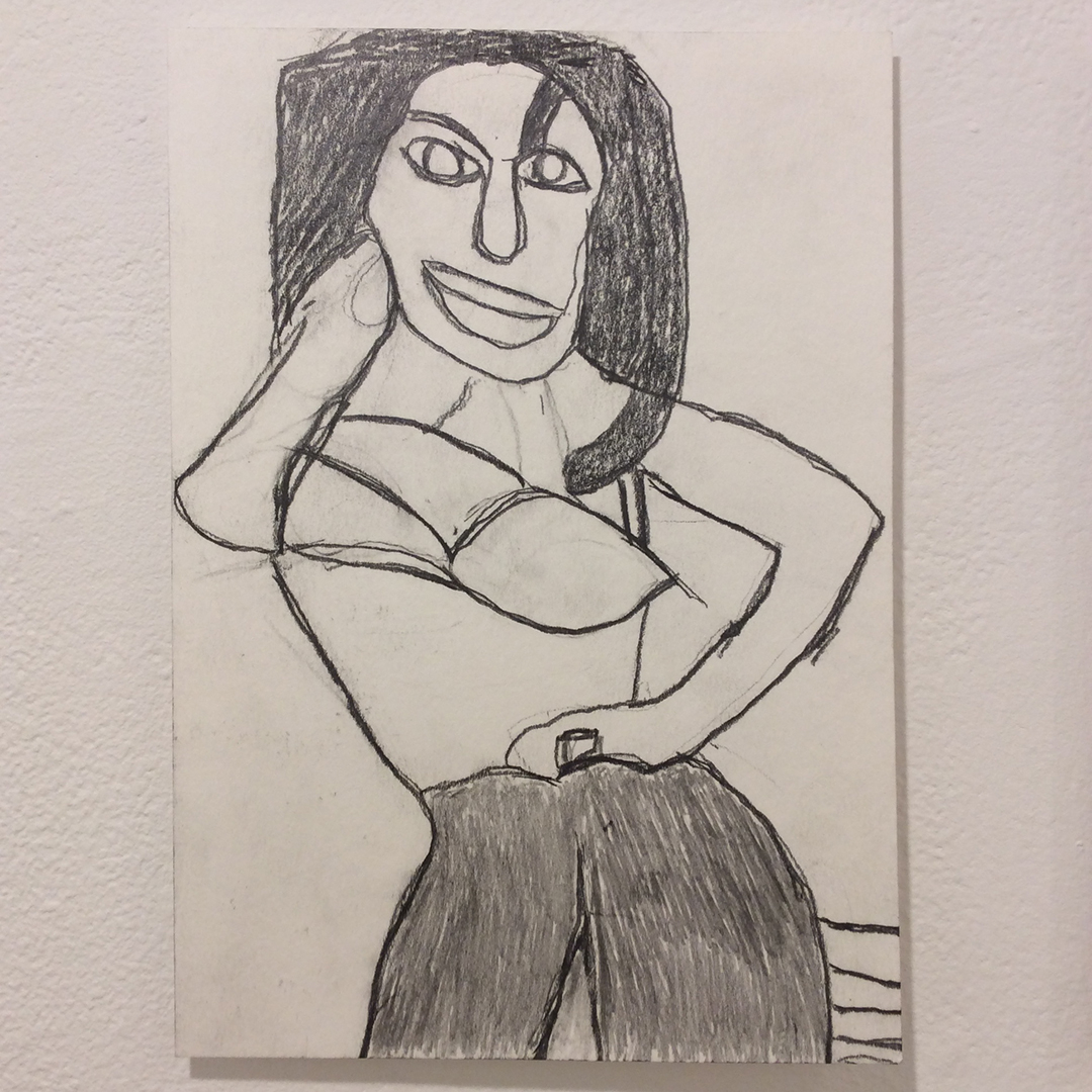 creativityxplrd's tweet photo. #ThomasPringle writes true stories, tall tales, personal essays & poetics fictions all in one. A dedicated hallway installation in the #ThomasPringleLadiesMan exhibition showcases Pringle’s unique writing style. Come see the show open now through March 5 at CE. #portraits https://t.co/Gx6OZ53AVt