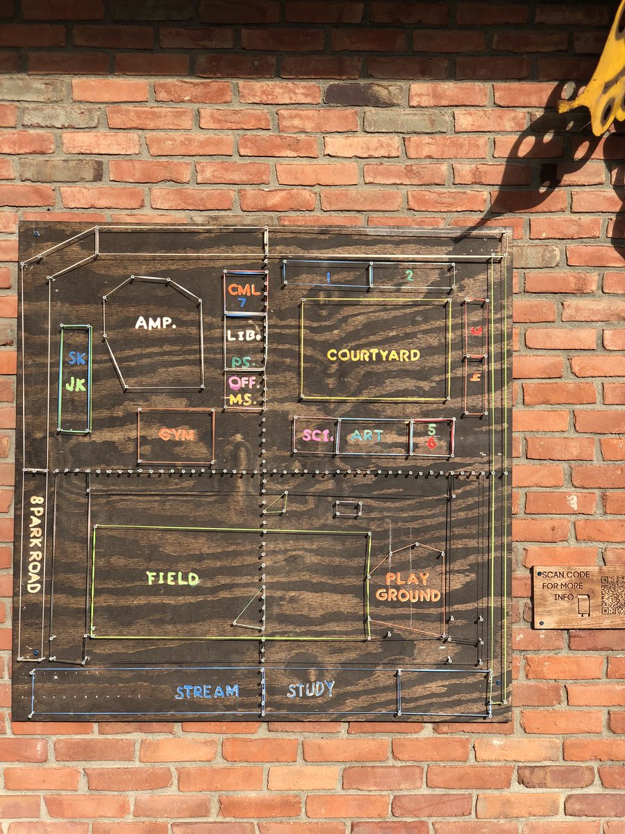 MrMichaelWCDS's tweet photo. These 7 students deserve an incredible round of applause for their determination and perseverance earlier this year. The final project, a campus map created on a coordinate plane, is now hanging with a QR code nearby to scan &amp; learn more about the steps they took along the way! https://t.co/1CF3gYPj30