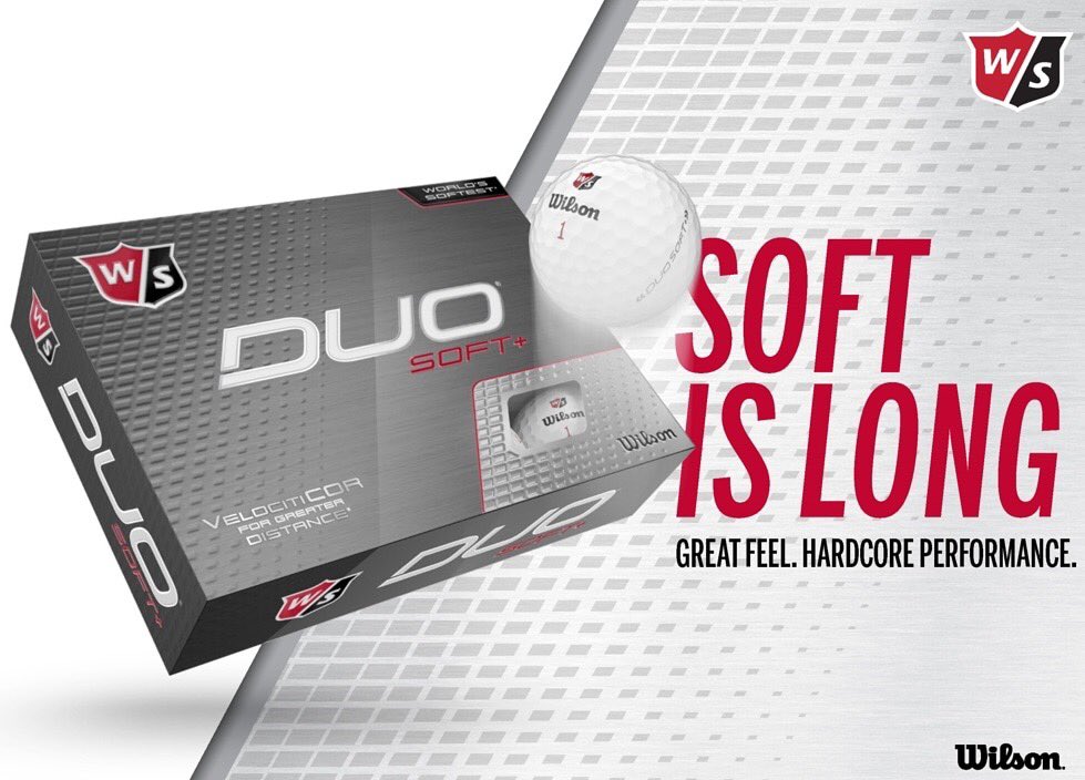 parsonsdrew1's tweet photo. @WilsonGolf Duo Soft+ golf balls which feature the brand’s all-new core Velociticor technology.  In-store soon #softislong #DUOchallenge https://t.co/oyjC0H03My