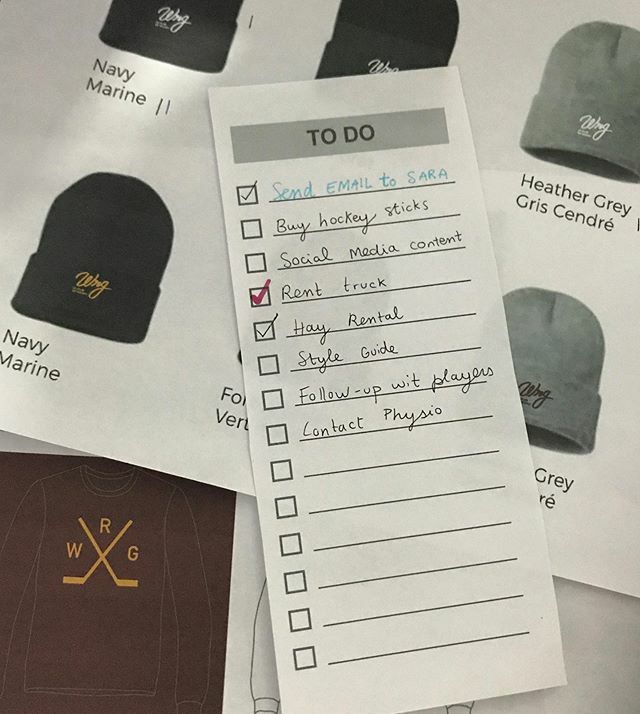 Working on the last few details before the @wrgclassic, are you ready? 🏒 ift.tt/2QR3XZB