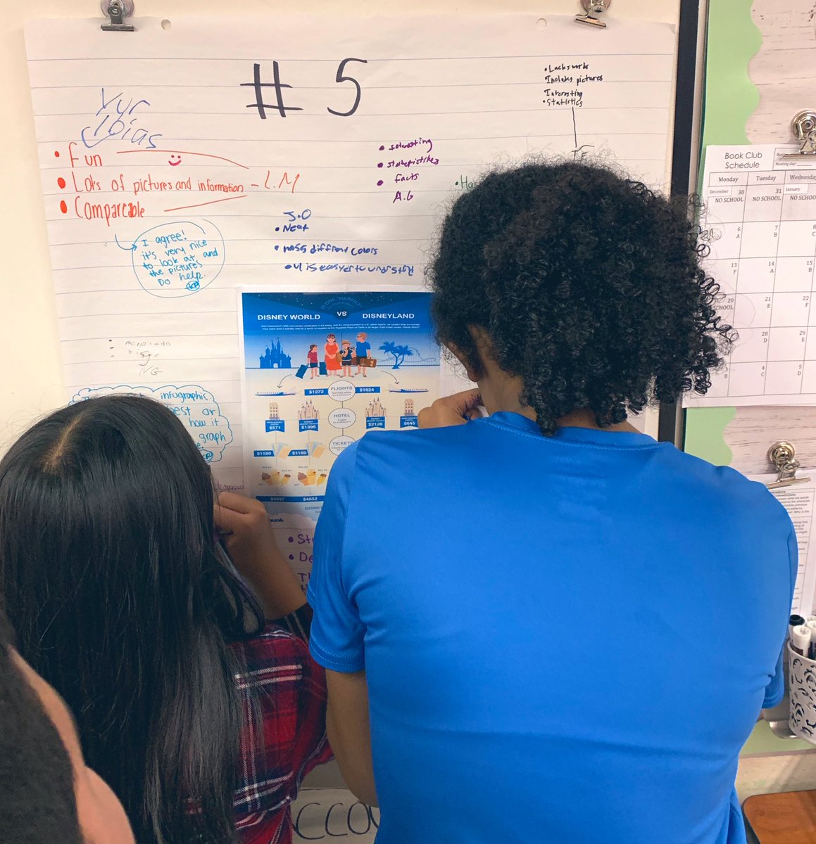 MsFlorio_ELA's tweet photo. Infographic Graffiti! An intro to infographics 📝Another movement related activity (which is so important in my 2 hour block). Students independently jotted their observations about infographics and then shared their thoughts with their group. https://t.co/6EA0J913qC