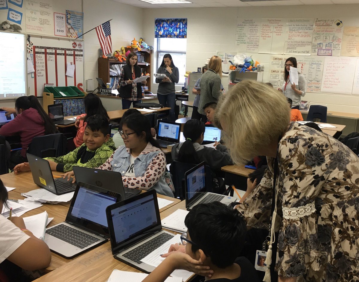 Learning Alongside One Another! Our teachers conducted Instructional Rounds and focused on rigor with student centered learning, high level questioning, peer discussion, and feedback. <a href="/RodLarrotta/">Rodney Larrotta</a> <a href="/SandiHarrison22/">Sandi Price Harrison</a> <a href="/swthacker1/">Susan Thacker</a> <a href="/CherokeeSchools/">Cherokee Co. Schools</a> <a href="/CCSD_PD/">Prof Dev</a> <a href="/CcsdCares/">CCSD C.A.R.E.S.</a> #BeDoHaveGive