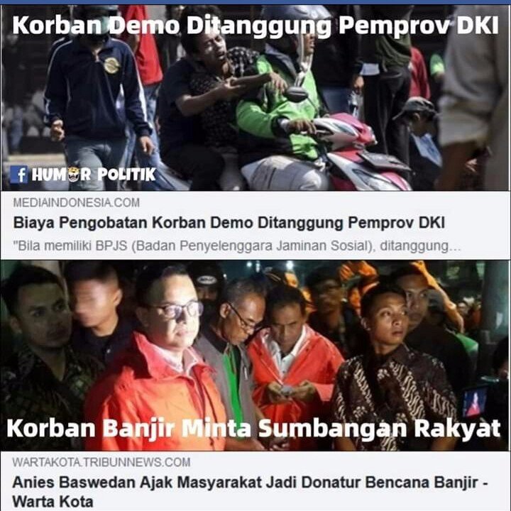Nehanrizalgmai1's tweet photo. @bangjalipunya73 @VIVAcoid Busuknya anies pendemo bayaran perusuh dr luar kota di biayai warga kebanjiran bnyk alasan KETURUNAN ARAB MONYET #ANIESPERUSAKKOTA https://t.co/sjjHzFVxMH