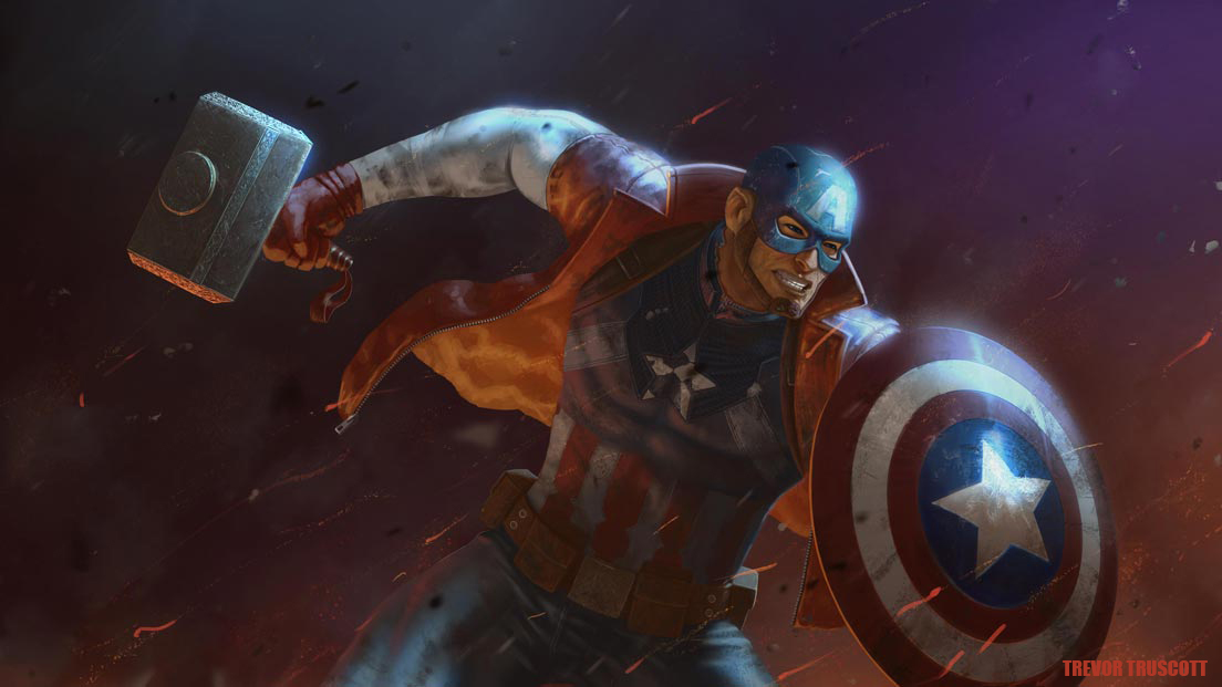 trevtruscott's tweet photo. #PortfolioDay Painting is my second job. Brand manager at Square Enix. Previously EA &amp; Activision. https://t.co/K5Y5BsA9X1
