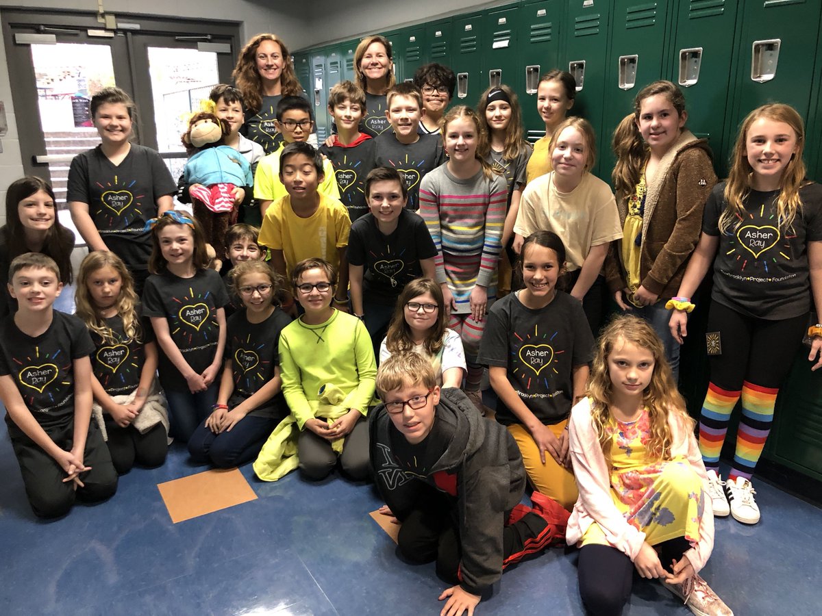 AnthonySchool's tweet photo. Today we are remembering Asher Ray and showing our support for childhood cancer awareness. The Anthony School is so thankful for the impact Asher had on all of us. #TAStudents #TAScommunity #BrooklynProjectFoundation https://t.co/HeppEsFqq7