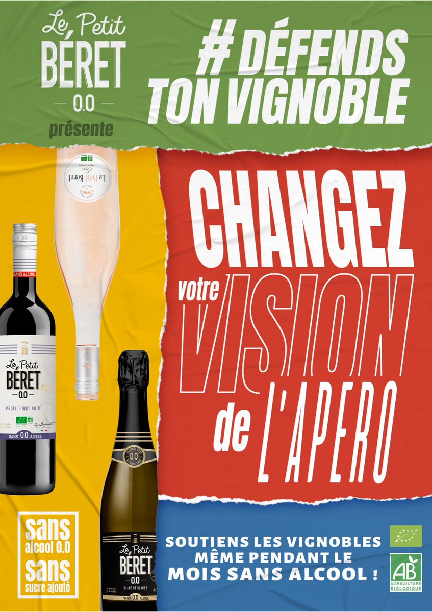 #Defendstonvignoble #DryJanuary2020 
<a href="/lv_vitisphere/">Vitisphere-La Vigne</a> <a href="/cocacolafr/">Coca-Cola France</a> 😘<a href="/intermarche/">Intermarché</a> @GroupeCarrefour @ULesCommercants <a href="/Monoprix/">Monoprix</a> <a href="/Groupe_Casino/">Groupe Casino</a> <a href="/Leclerc_MEL/">Michel-Edouard Leclerc</a> <a href="/AUCHAN_France/">Auchan</a>
