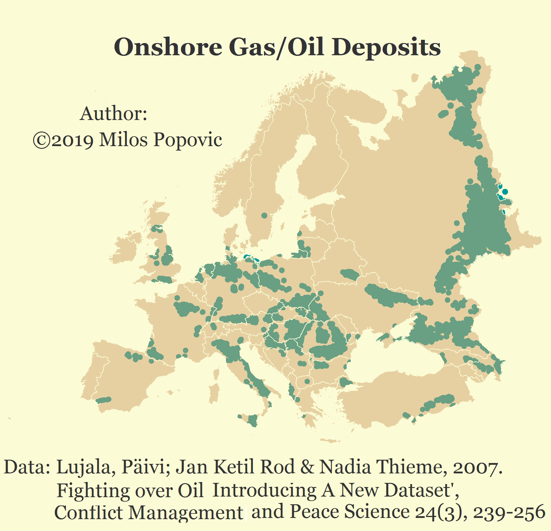 Natural Resource Map Of Europe