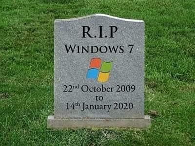 The_TechCompany's tweet photo. It’s official Windows 7 is no more 😢
If you need help upgrading your operating system just give us a shout 💻🖥⌨️ #thetechco https://t.co/2Xc85GmBzh
