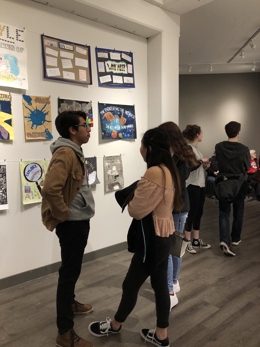 hcpss_visualart's tweet image. HCPSS annual partnership show Art Ed. Matters, at the Columbia Art Association.