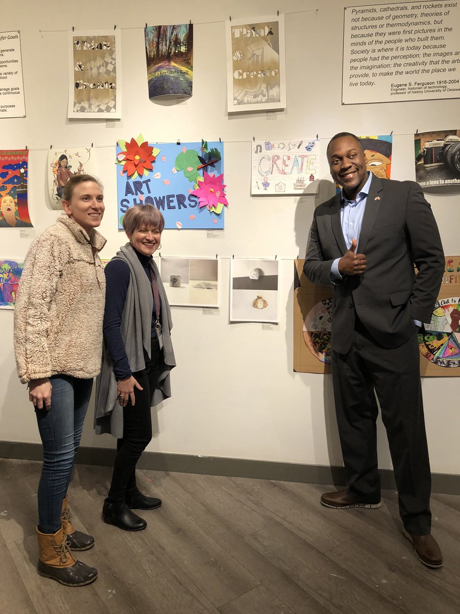 hcpss_visualart's tweet image. HCPSS annual partnership show Art Ed. Matters, at the Columbia Art Association.