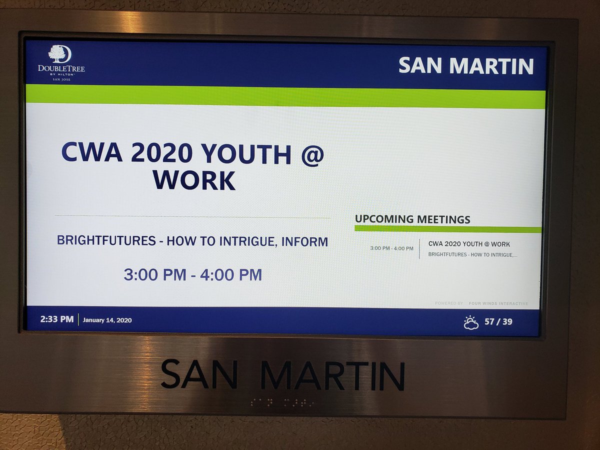 Excited to be presenting with <a href="/WANorthBay/">WANB</a> on BrightFutures! Intrigue - Inform - Inspire! Education and Business partnerships ROCK!