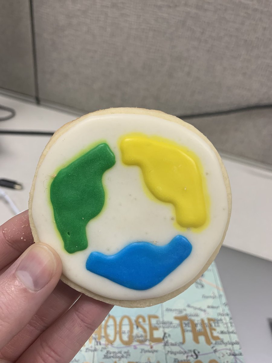 The cutest (most delicious) cookie of the <a href="/MemberClicks/">MemberClicks</a> logo homemade by our Atlas Product Manager, Lauren! She’s in the ATL office this week from her home in Arizona- how stinking thoughtful is she?! Thanks, Lauren!