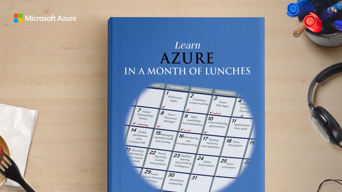 msdev's tweet photo. Feast on bite-sized lessons, exercises, and labs as you master the most important #Azure concepts. Download the e-book: https://t.co/3KSjeemHkY https://t.co/wVpbnR1kaJ
