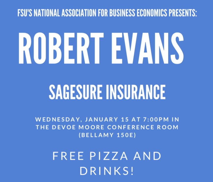 Fsu Nabe Join Us This Wednesday As We Welcome Robert Evans From Sagesure Insurance The Largest Independent Residential Property Managing General Underwriter In The United States You Won T Want To