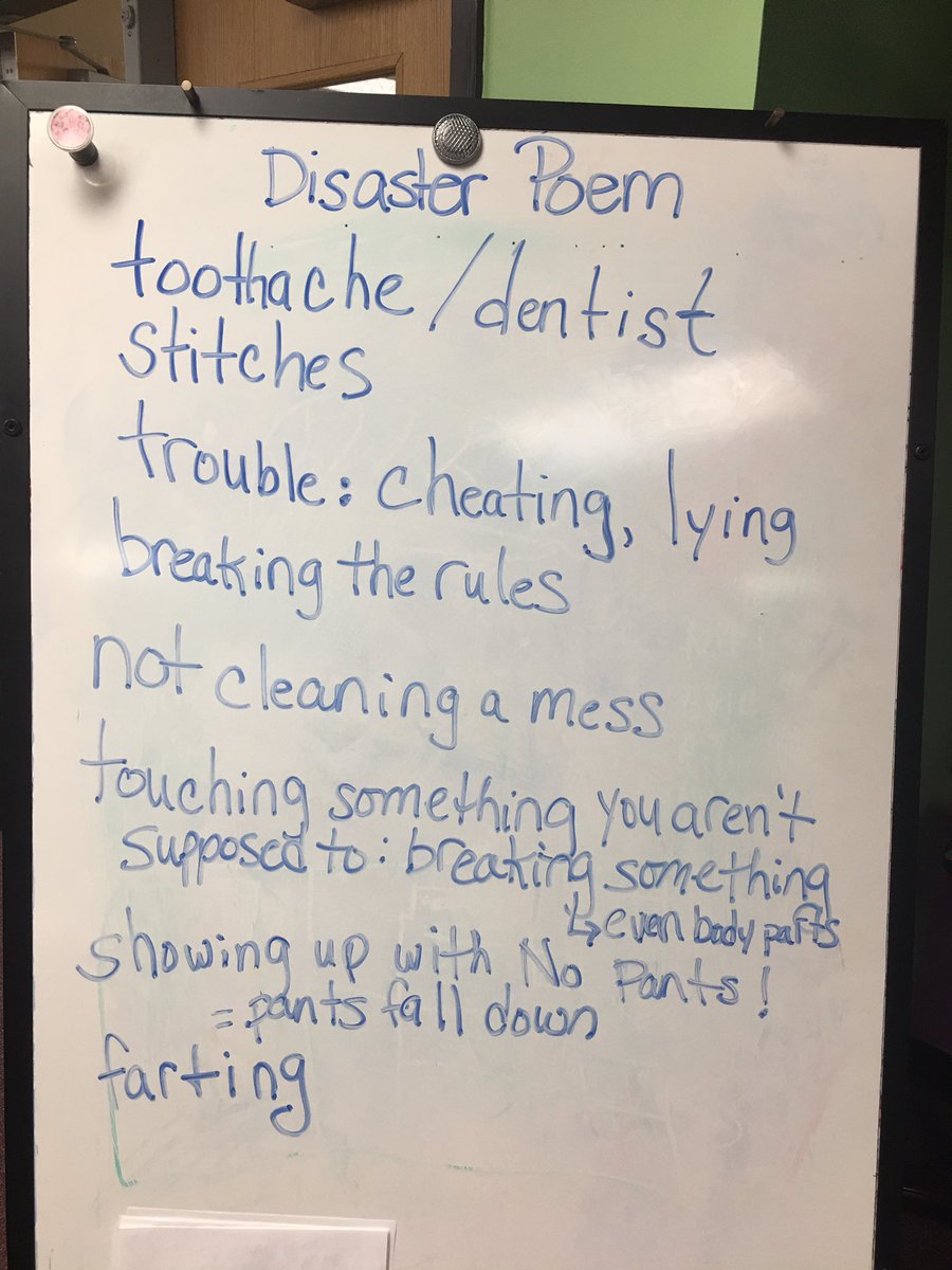 I could not love my poetry club kids more. They are creative and hilarious!