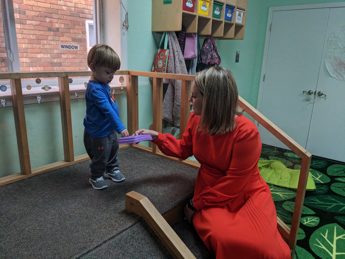 doelouisiana's tweet photo. Today, Asst. Supt. @JBaghian, @BESE_LA's Sandy Holloway, @JPschools leaders and local #ECE advocates toured Beary Cherry Tree, an exemplary site led by Paula Polito. They observed high-quality learning and discussed the importance of expanding access for working families. #LaEd https://t.co/L10o0rciIs