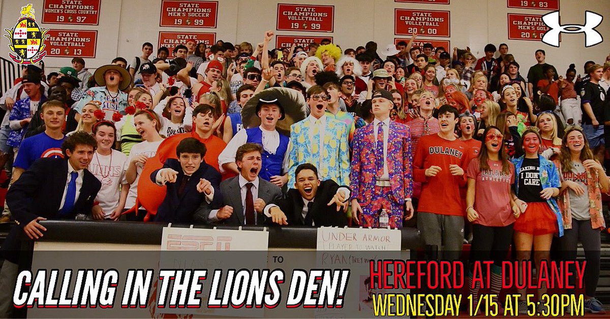 Big game tomorrow against Hereford High School at 5:30 tomorrow! #packtheden