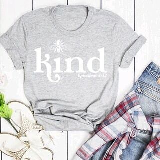 Bee Kind! 
#beekind #beetee #kinddeeds #kindnessmatters #GarmentofPraise #loveofchrist #loveofgod #loveoneanother #christianfashion #christianstyle #jesusisbae #jesuscalling #jesusgirl #makeideashappen #choosejesus #behappy #holyshirt #Hope #girlgang #fa… ift.tt/2uHKJNg