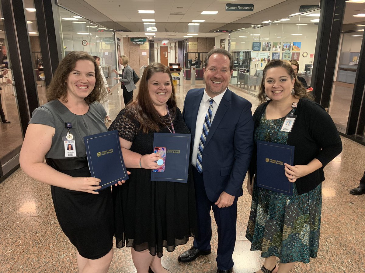 RobBixler_OCPS's tweet photo. So proud of our @CDLocps team members who completed their Master’s Degree through the @OCPSnews partnership with @UCF.  Great job! Always #ImpactCDL. https://t.co/uCtWSbfaXb