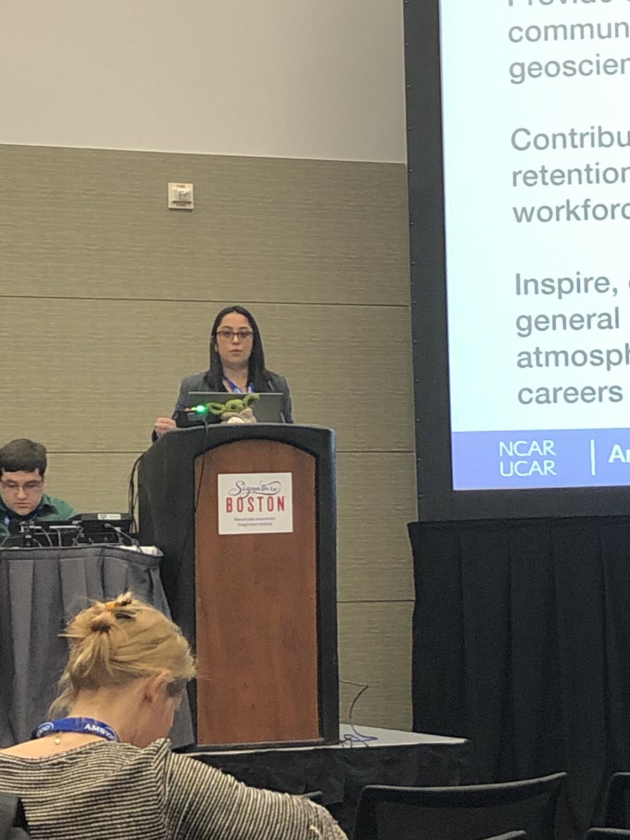 otrec2019's tweet photo. During #AMS100, Lorena Medina Luna presented about her work on bilingual science communication during field campaigns, and shared work from #OTREC2019. 

@NSF_GEO @NCAR_Science @ametsoc @ncareol #NSFfunded #NSFgeo #AMS2020 #NCARexplorer https://t.co/JJu6f6DyeN