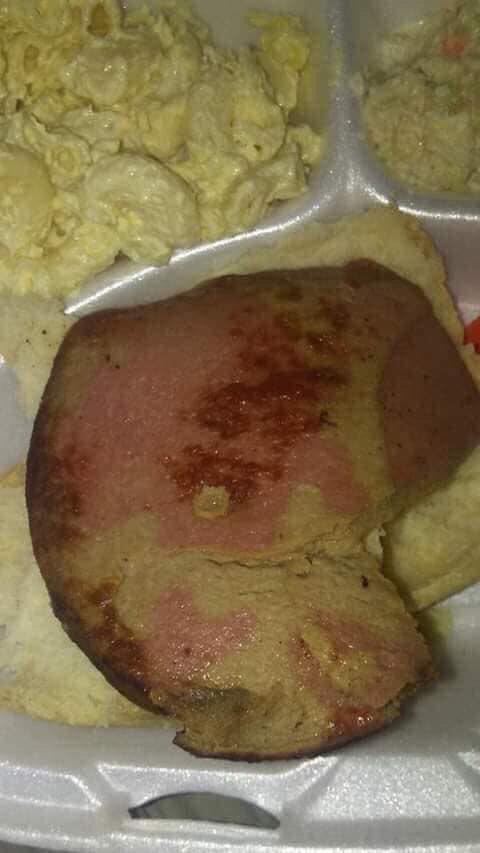 Inmates locked down inside the notorious #ParchmanPrison in Mississippi are forced to eat molded, spoiled and rotten food. If you know someone who’s as been recently housed  in this nasty institution please have them call The #Parchman Prison Lawsuit Hotline 404-855-0909