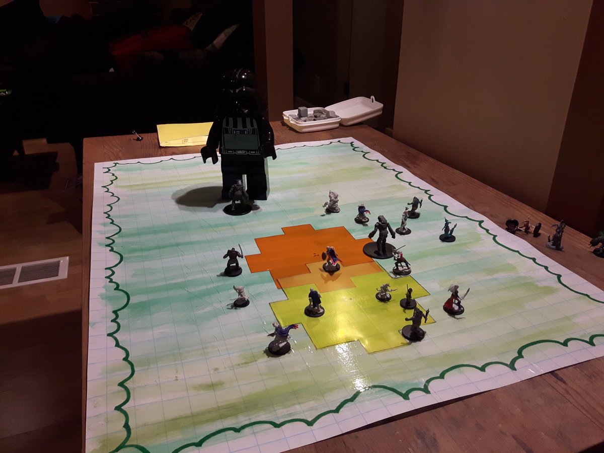 AngelDTrodden's tweet photo. Tonight in our #dnd #homebrew, we find out our castle has the ability to turn into a transformer/voltron thingy. Right at the right time; as an army approached us. We had to improvise with an old Vader alarm clock. @LooksLikeNick @lookslikeToni @lookslikecrystl https://t.co/1uaNAJF5kE