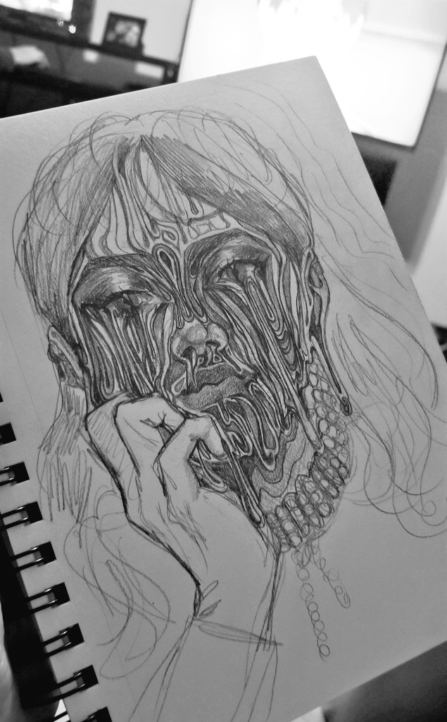 Heres something different I've been doodling during classes lol