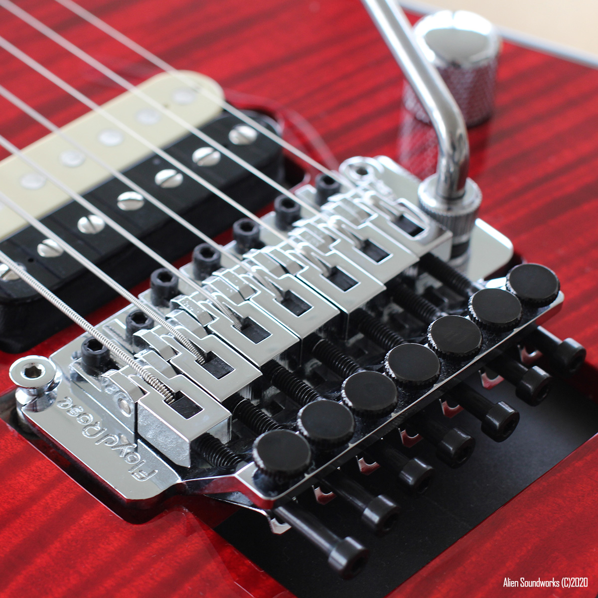 AlienSoundworks's tweet photo. ★★★ Alien Soundworks Hurricane7 FR ★★★
Bare Knuckle Pickups Aftermath in Reversed Zebra
Through-neck, flame maple top, Original Floyd Rose tremolo system. #hurricane7 #aliensoundworks https://t.co/QgbEfWxpwj