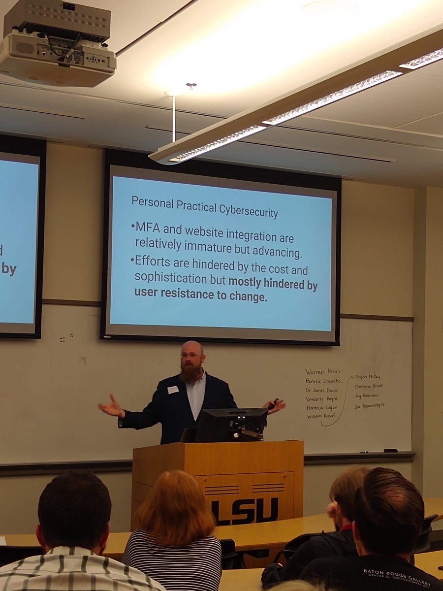 william_a_dba's tweet photo. Thanks to the organizers and many attendees of tonight's Activate Conference Lightning Night at @LSU, the first of many series of short-format talks on technology put on by the creatives behind the annual @activ8conf in Baton Rouge.

https://t.co/ugSYSSnZCe https://t.co/lDBNl4fYWh