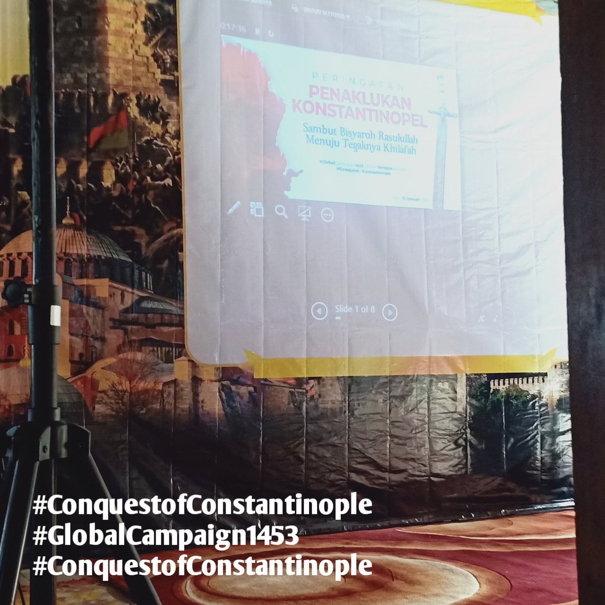 cahyadwi36's tweet photo. Butuh keseriusan dan persiapan yg matang untuk merealisasikan Bisyaroh Rasullullah SAW yang kedua yaitu takluknya Roma.

Takbirrr....

#GlobalCampaign1453
#ConquestofConstantinople
#IslamBerjayaKembali
#MenolakLupa1453
#TungguKamiRoma
#CukupRoma https://t.co/XgwvOCztuk