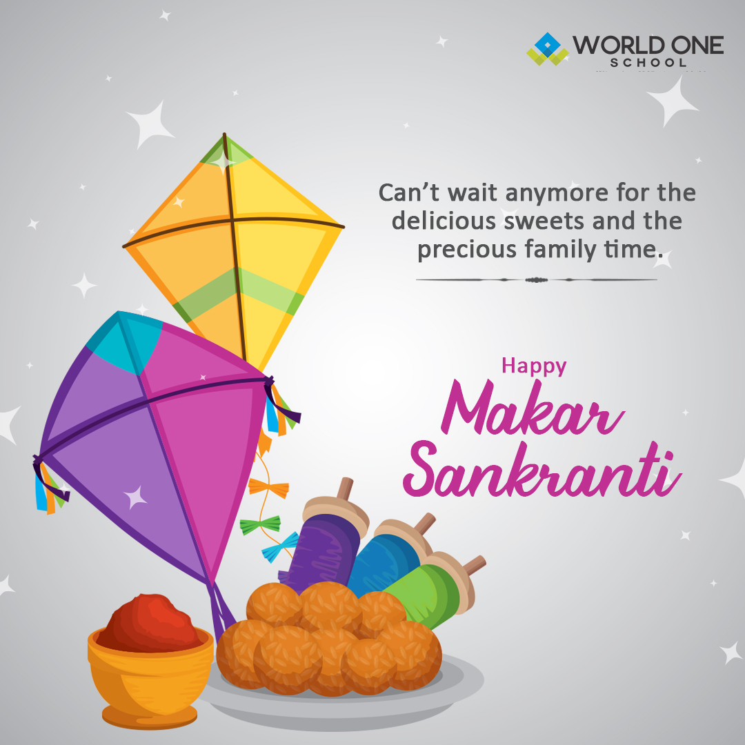 worldoneschool's tweet photo. This festive season, fill the sky with colourful kites and bring home the blessings of Goddess Lakshmi for prosperity and luck. WorldOne wishes you and your family a very Happy Makar Sankranti!
#WorldOneSchool #HappyMakarSankranti https://t.co/gn0YNlMLq7