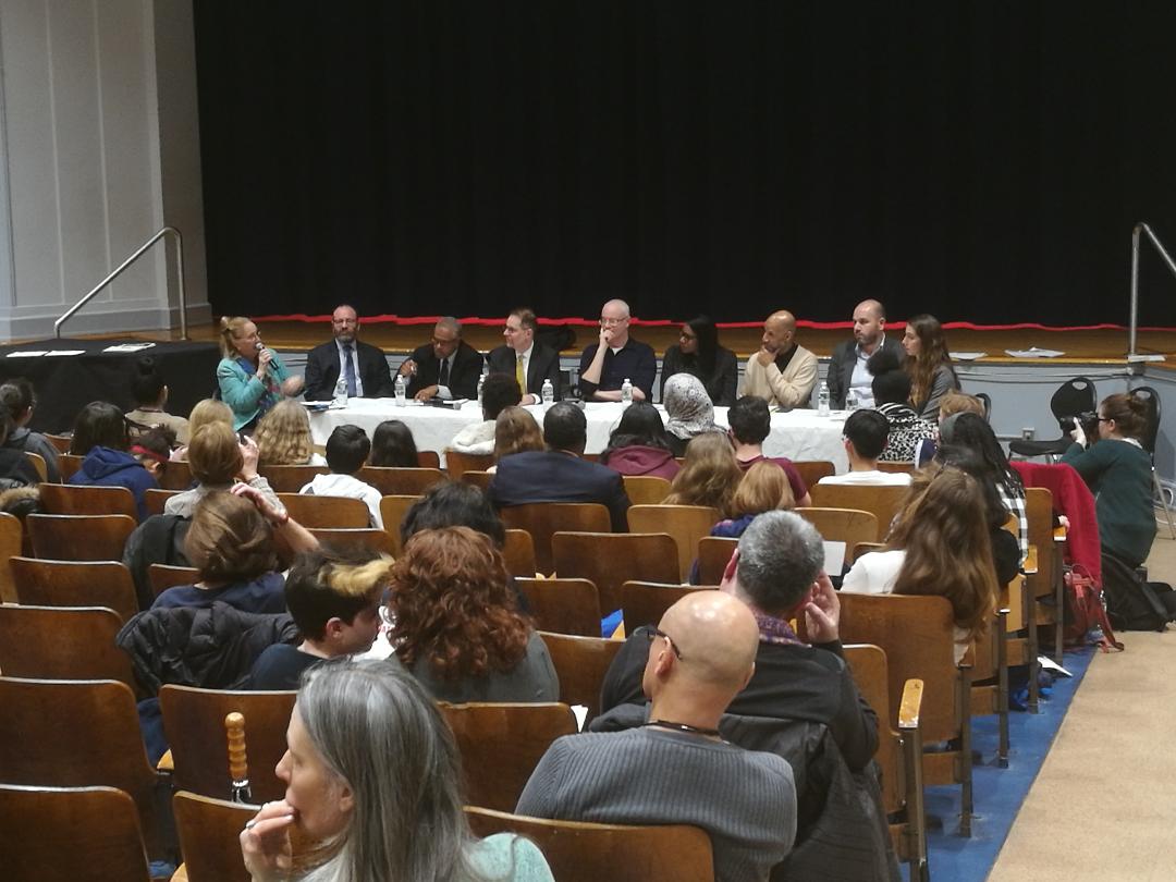 Many thanks to our religious, racial, and gender hate crimes panel: Gale Brewer, Rabbi Kalmanofsky, Dr. Pezzella, Mark Levine, Donivan Barton, Dr. Canton, Daniel Coles, Danny Salim, and Danielle Zipkin. Also thanks <a href="/NYPD24Pct/">NYPD 24th Precinct</a> <a href="/NYPD20Pct/">NYPD 20th Precinct</a> <a href="/ManhattanDA/">Alvin Bragg</a> on hand to support the event.