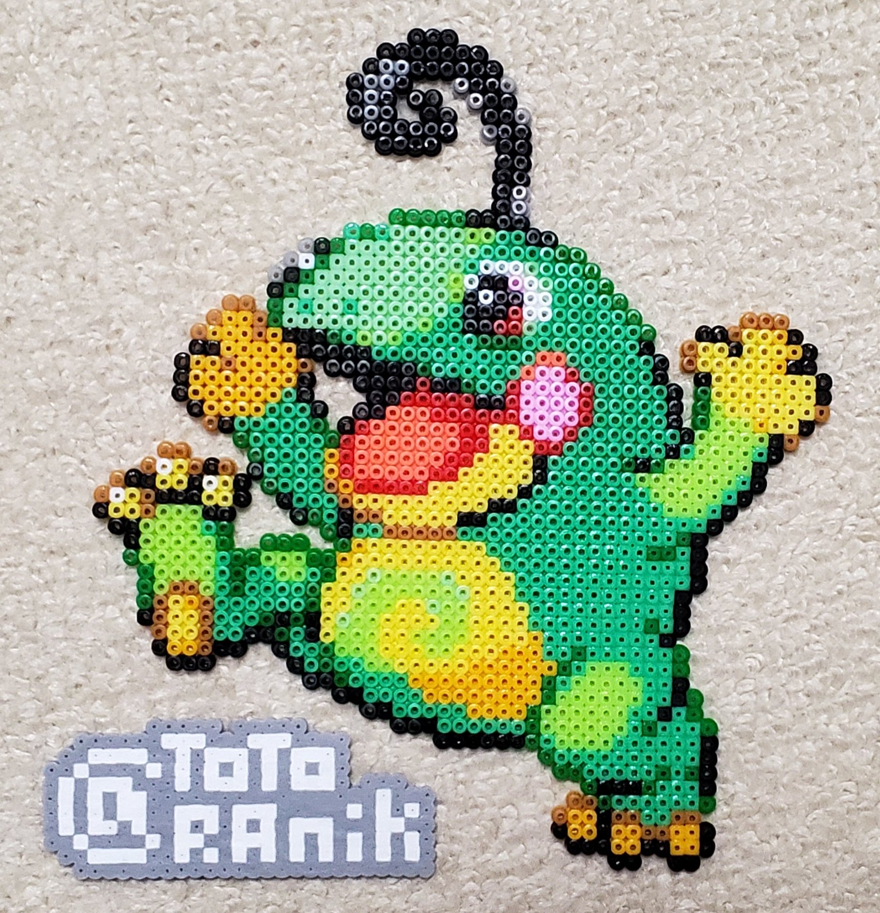 Uzivatel ととらに Na Twitteru ポケモン図鑑 No 186 ニョロトノ 3びき いじょう ニョロトノが あつまると かならず どなるような なきごえで がっしょうを はじめる ナナキさん Nananazaki からのリクエストでニョロトノを作りました あほ毛とほっぺが茶目っ気