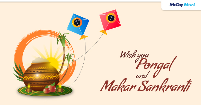 McCoy Mart Wishes you and your family a very Happy Pongal & Makar Sankranti.
May God bless you all with the best of health, wealth and prosperity.

#McCoyMart #FestivalCelebration #HappyMakarSankranti #HappyPongal