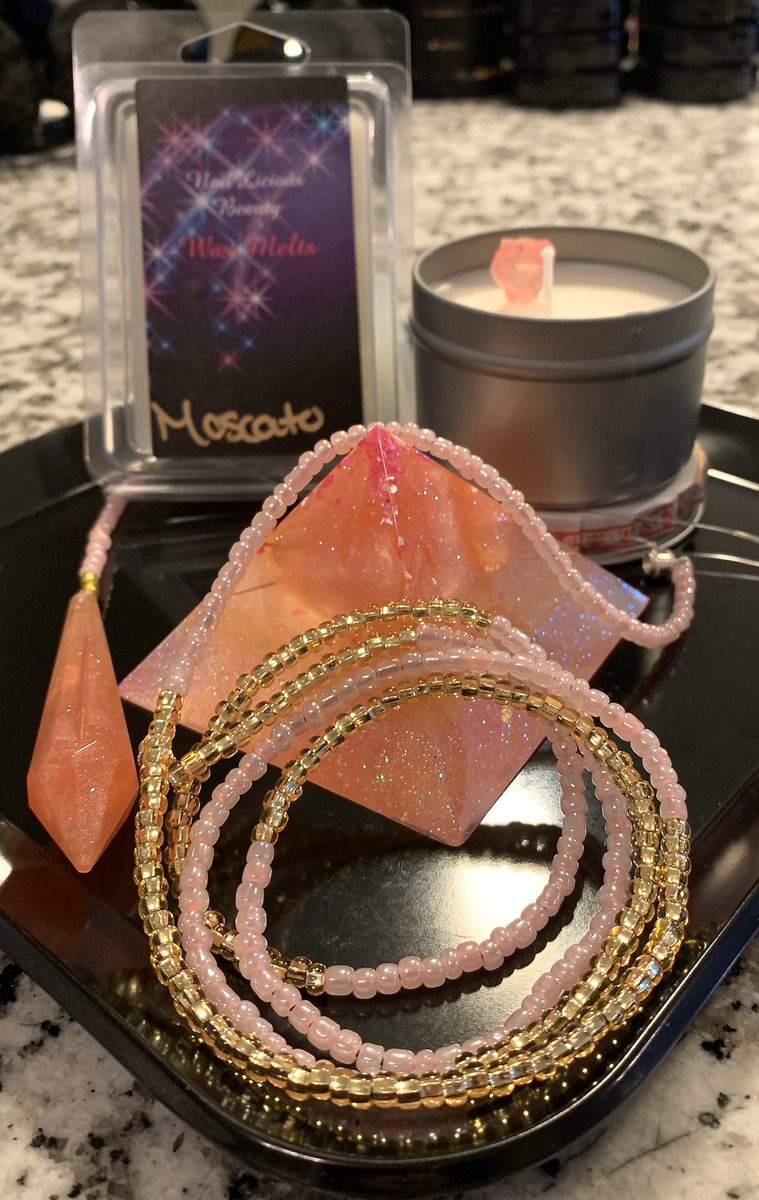 NailLiciousBty's tweet photo. Introducing our Goddess Kits (Large) Each kits includes. Intention pyramid, manifestation candle, wax melts, waist beads and intention pendent. Each kit helps invoke the goddess within your self. Styles include: Aphrodite, Athena, Isis and Amaunet. Available in our Etsy Shop. https://t.co/bF9yCQugo2