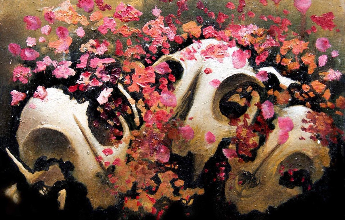 Felinamnk's tweet photo. De la serie anterior “Memoria y recuerdo” pueden disfrutar de más imágenes en mis redes 
IG: mnkgc_art y FB: MNK #art #painting #bonesart #flowerart #gallery #colors #drawing https://t.co/UrWg1ALhjM