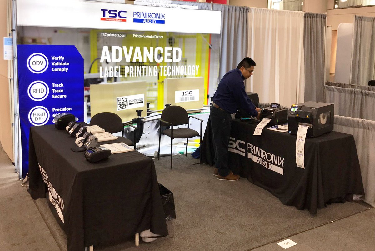Team TSC Printronix Auto ID at #NRF2020 showcasing #ODV #RFID and high-resolution thermal label printing capabilities. Visit us at booth #509 to learn more about our ODV and RFID technology!