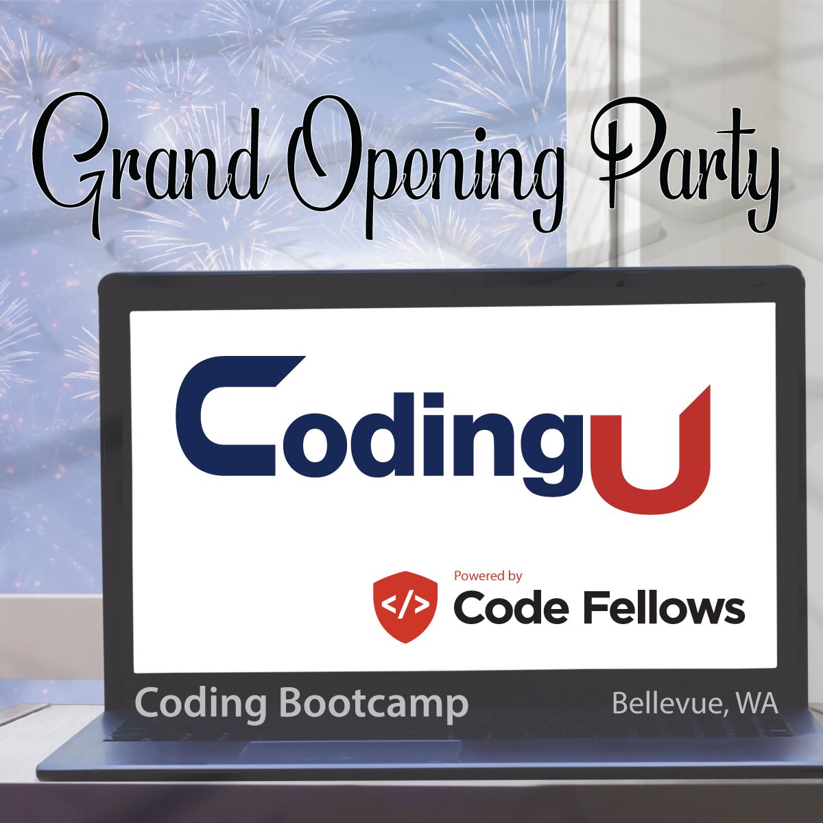 CodingU2's tweet image. Check out CodingU on our Grand Opening Party in Bellevue on Feb. 6 at 4p. Chill with our devs, share our stories and HAVE SOME PIZZA
eventbrite.com/e/codingu-powe…