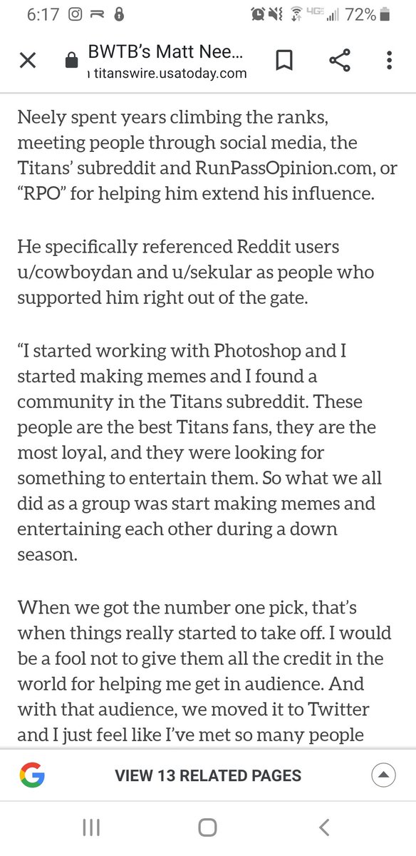 DeathByMunky's tweet photo. @BussinWTB Spent years moderating the Tennessee Titans subreddit and go way back with Neely. My wife and I have been repping The Boy in every way we can since his passing. It would be an absolute honor to go to Arrowhead in his name and earn a Super Bowl berth.  Titans win 69-0. https://t.co/oMPreKelda